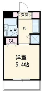 ジョイフル亀島【402号室】の間取り