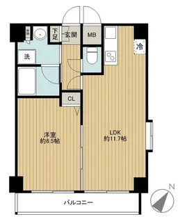 トーシンフェニックス初台弐番館【14階】の間取り