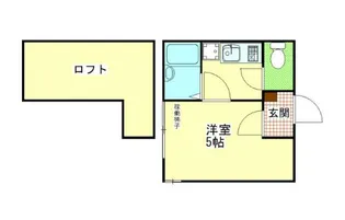 Liberte MAITA【202号室】の間取り