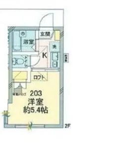 プランドール中山【2階】の間取り