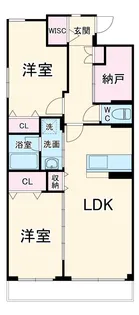 カーサ・ルミナーレ【2階】の間取り