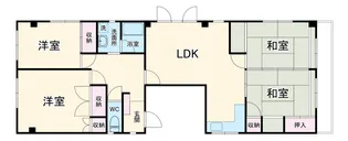 ポートサイドK【3F号室】の間取り