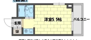 朝日プラザ新大阪アネックス【4階】の間取り