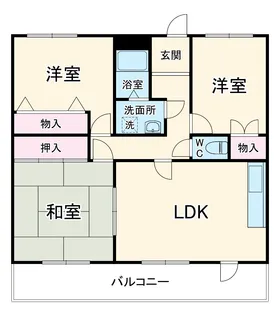 ファミーユ庄南【2階】の間取り