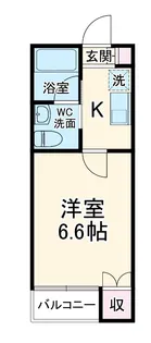 セレーナ津田沼【1階】の間取り