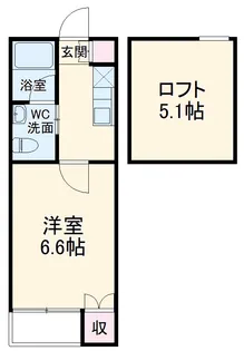 セレーナ津田沼【3階】の間取り