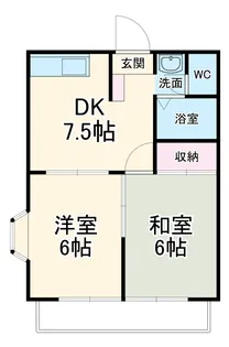 ホワイトビラ御門台【2階】の間取り
