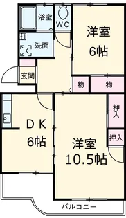 メゾン新川【406号室】の間取り