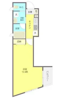 セドール永福【1階】の間取り