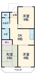 メゾン長井【301号室】の間取り