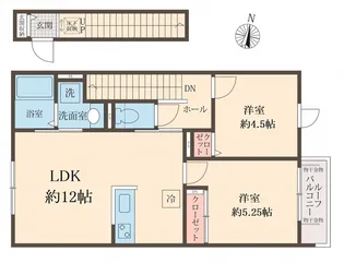 カーム カモミール【2階】の間取り