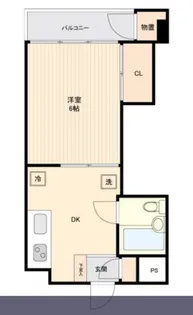 曳舟マンション【202号室】の間取り