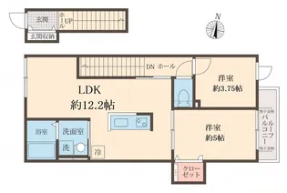 カーム カモミール【2階】の間取り