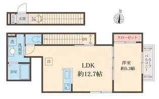 カーム カモミール【2階】の間取り