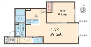 カーム カモミール【1階】の間取り
