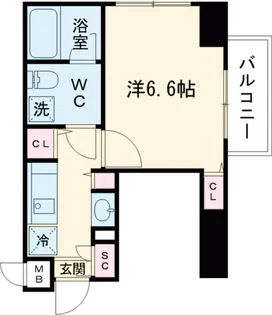アジールコート西新宿【7階】の間取り