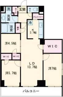 ザ・ケンジントン・レジデンスときわ台【2階】の間取り