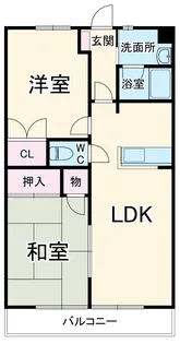 ピュア葵【203号室】の間取り
