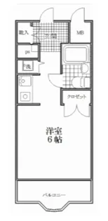 朝日阿佐谷プラザ【2階】の間取り