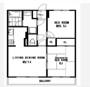 レジデンスウエスト八王子【01060号室】の間取り