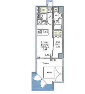 AIFLAT明大前【104号室】の間取り