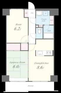 エクセルシオ【5階】の間取り