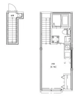 ソルナクレイシア南阿佐ヶ谷Ⅱ【202号室】の間取り