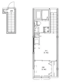 ソルナクレイシア南阿佐ヶ谷Ⅱ【203号室】の間取り