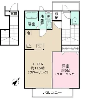 トワ ヴェール3225【2階】の間取り