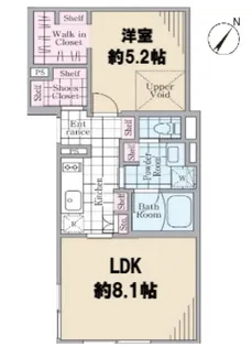 ReveResidence三宿【101号室】の間取り