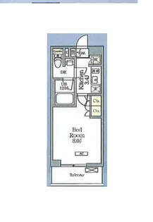 AIFLAT明大前【207号室】の間取り