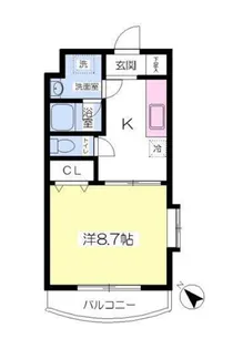 プロスペラール【201号室】の間取り