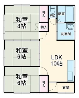 入谷戸ハウス【2F号室】の間取り