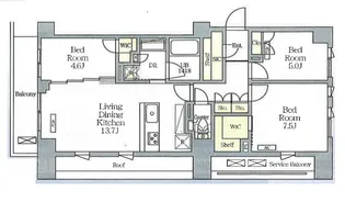 AIFLAT明大前【306号室】の間取り