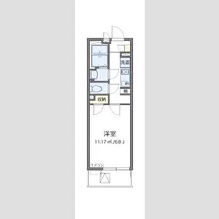 クレイノミオラヴィラ【2階】の間取り