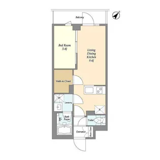 ドゥーエ曳舟Ⅱ【3階】の間取り