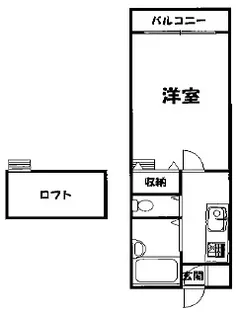 エスポワールⅠ【203号室】の間取り