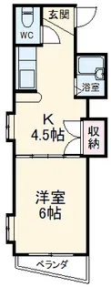 サンシャイン小泉【2D号室】の間取り