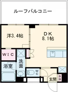 SーRESIDENCE玉川学園前【5階】の間取り