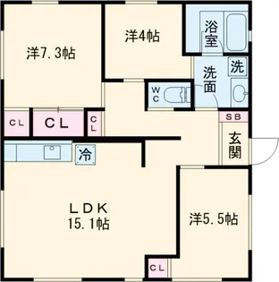 CITRUS HOUSE【2階】の間取り