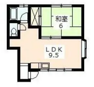 サンテラスⅠ【1階】の間取り