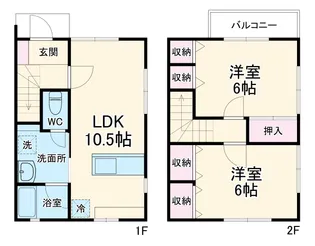 エスペランスC 【C-1号室】の間取り