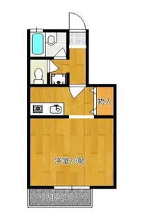 ハウスブロッサム【1階】の間取り