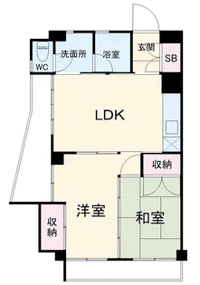 松風苑【N12号室】の間取り