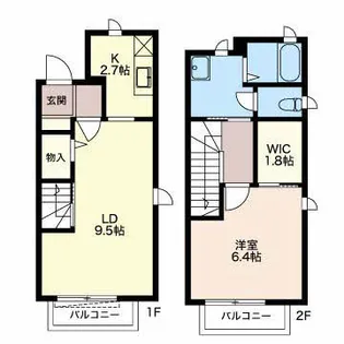 HABITAT【1階】の間取り