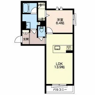 grande albero【1階】の間取り