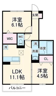 soraya GARDEN【1階】の間取り