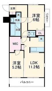 モストンソラーレ【3階】の間取り