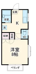 レジデンス高橋【1階】の間取り