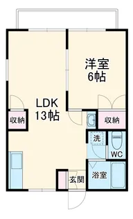 パークサイド美しが丘【102号室】の間取り